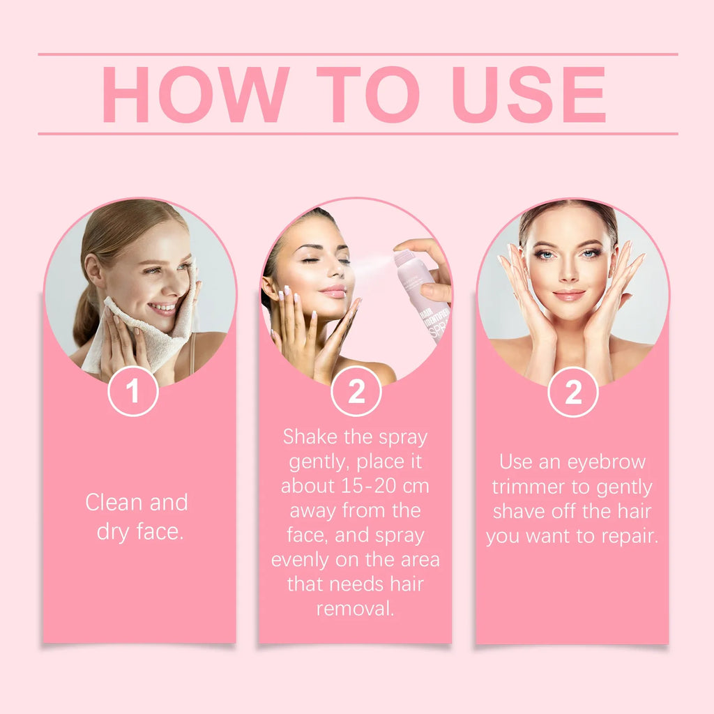 Hair Identifier Dermaplaning Spray