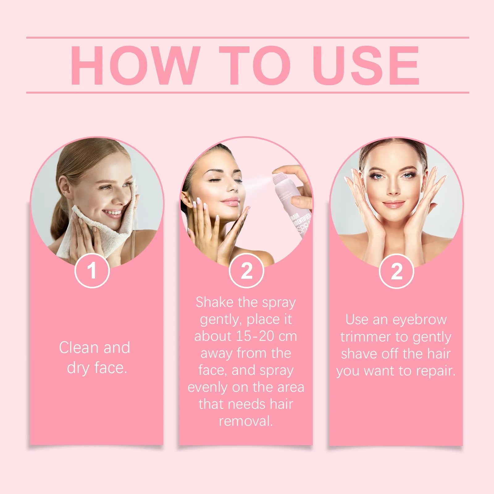 Hair Identifier Dermaplaning Spray