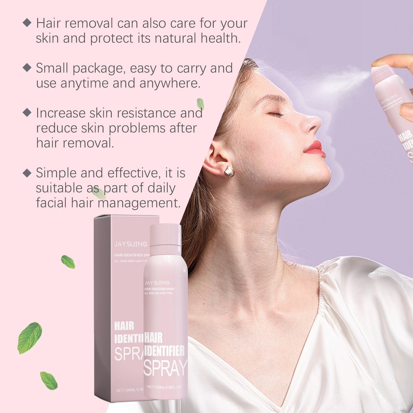 Hair Identifier Dermaplaning Spray