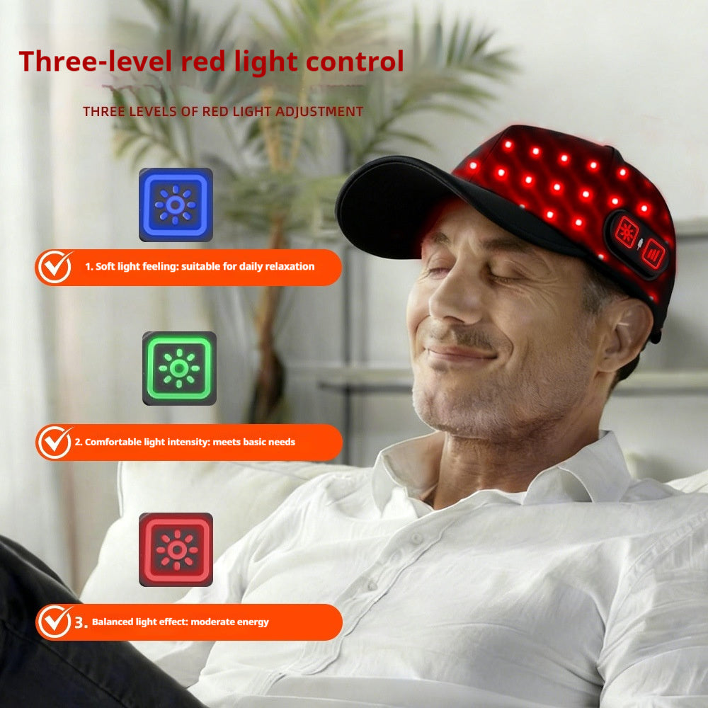 Portable Red Light Hair Growth Cap