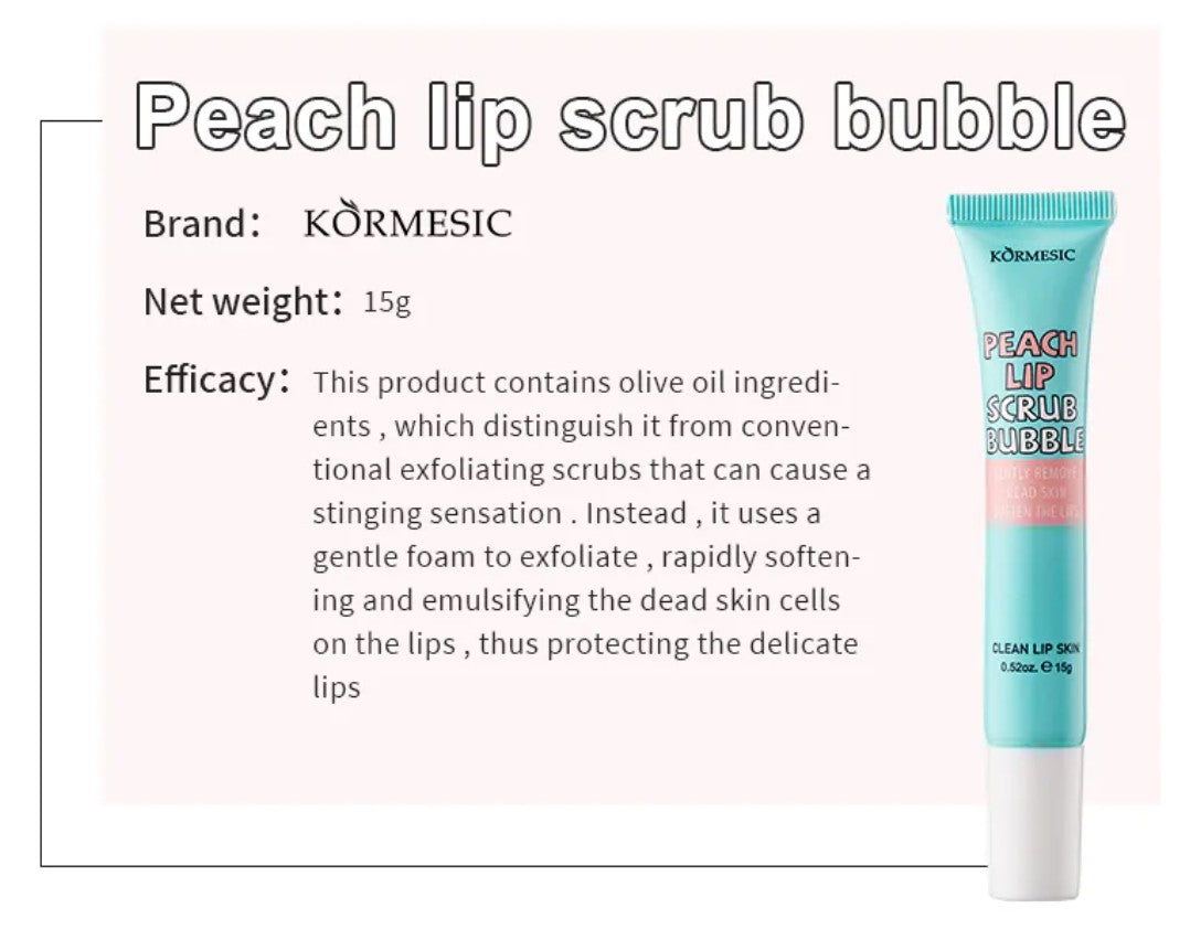 KORMESIC Peach Lip Care Set